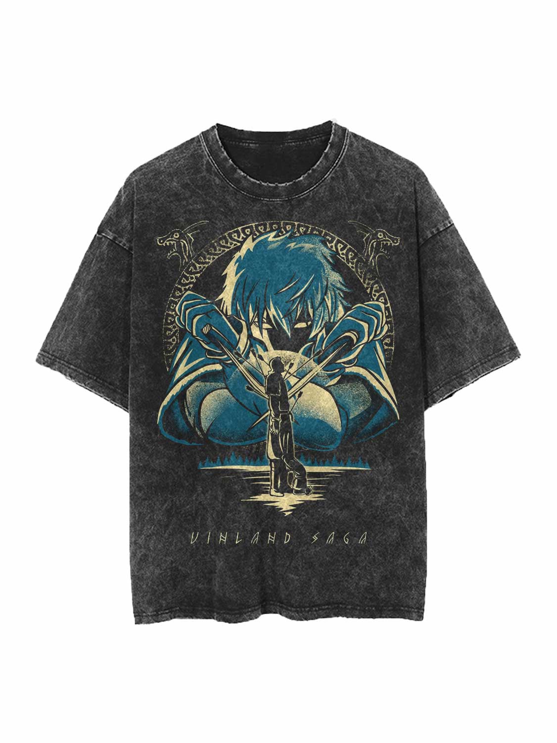 VINLAND SAGA THORFINN VINTAGE OVERSIZE T-SHİRT