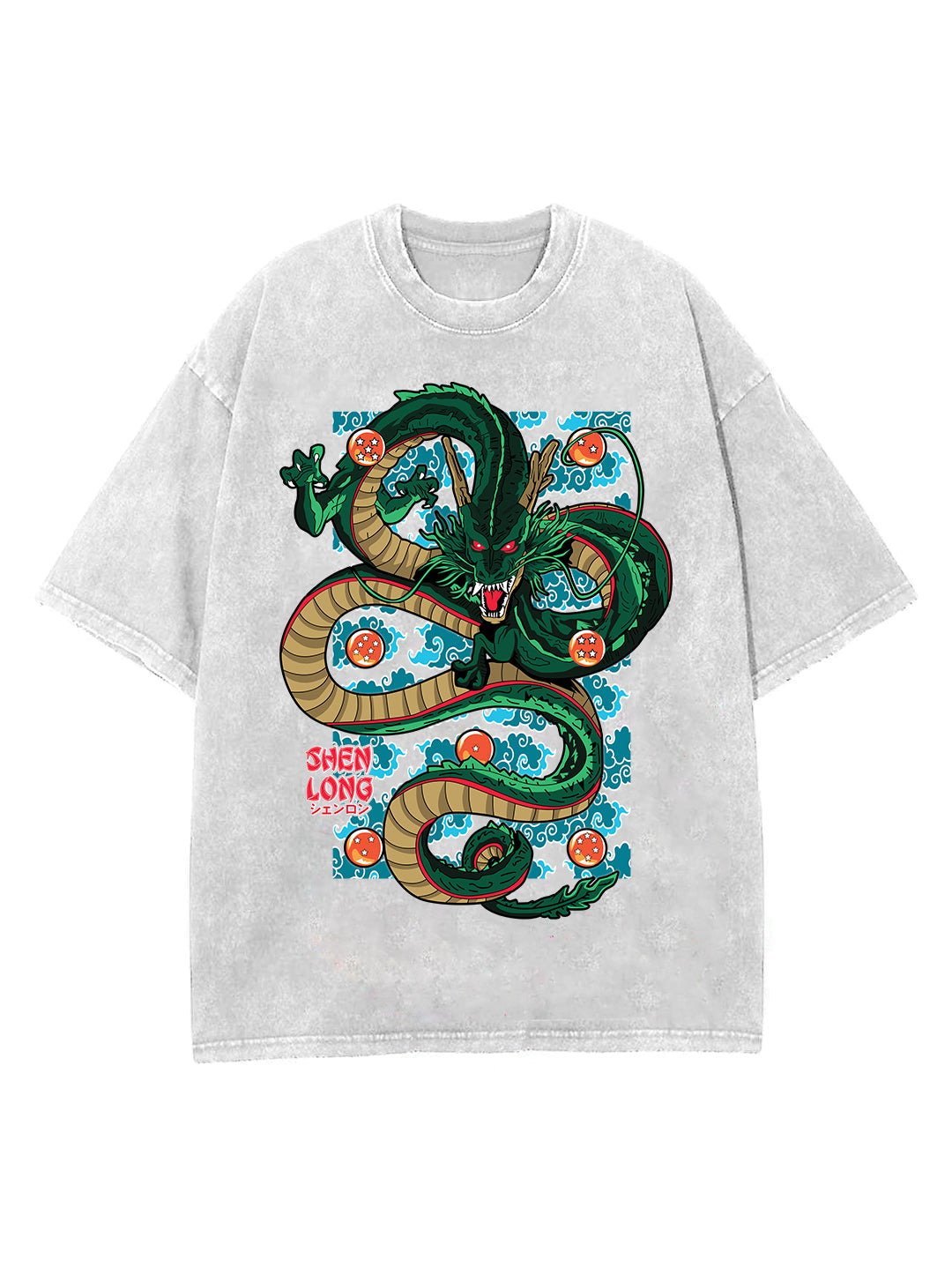 SHENRON VINTAGE OVERSIZE T-SHİRT-DRAGON BALL