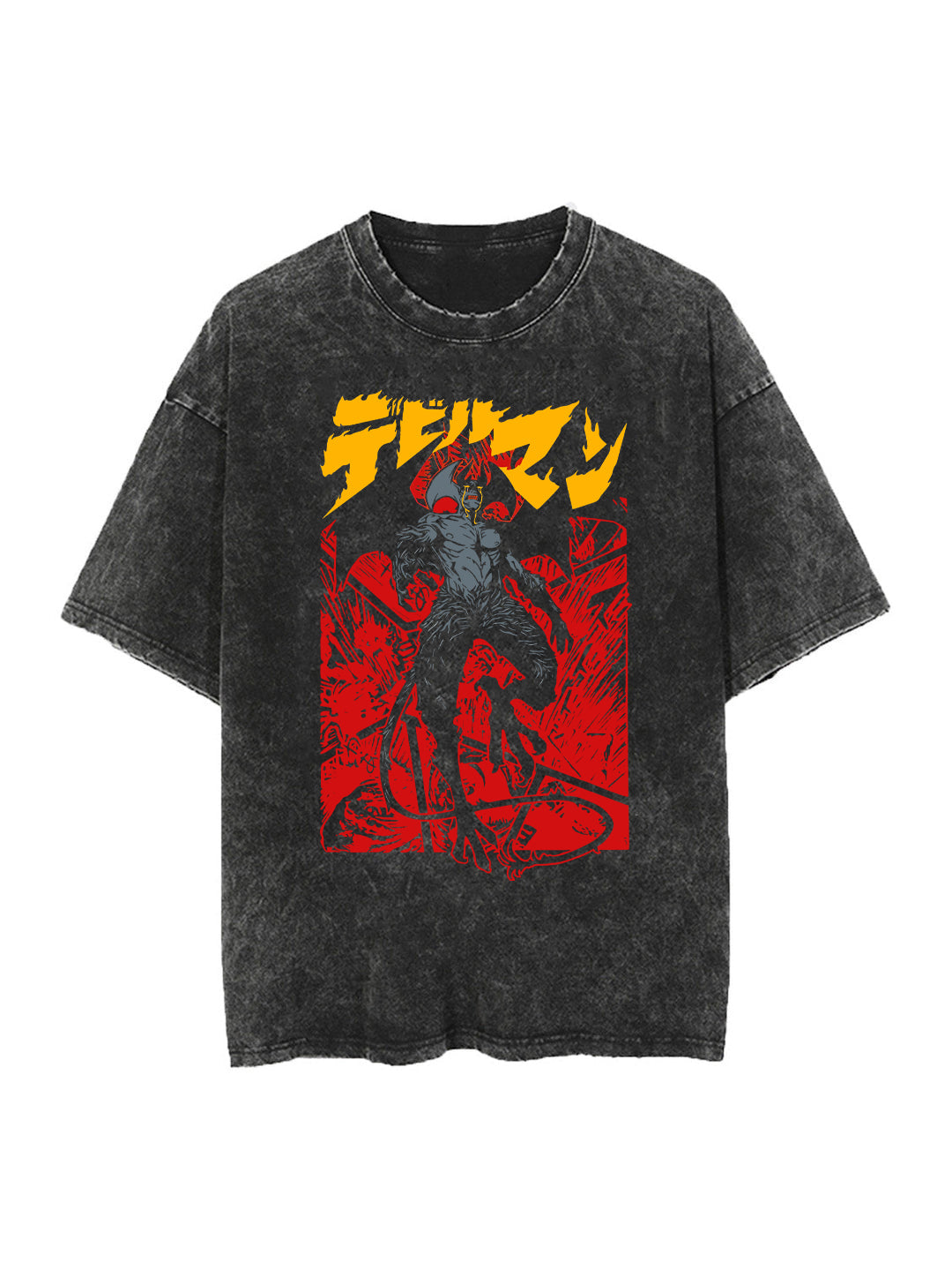 DEVIL MAN VINTAGE OVERSIZE T-SHİRT-Go Nagai