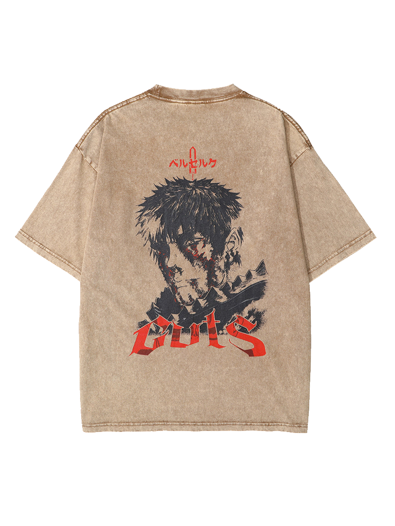 Blood Tears 2-Sided Vintage T-SHİRT-BERSERK