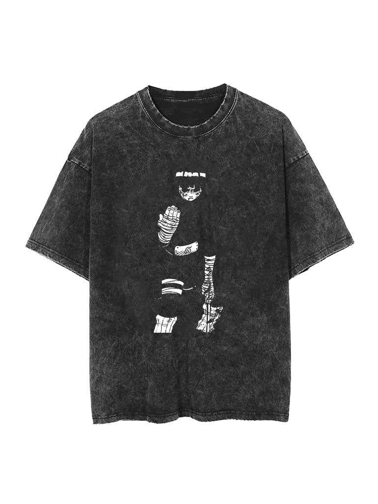 ROCK LEE VINTAGE OVERSIZE T-SHİRT-NARUTO