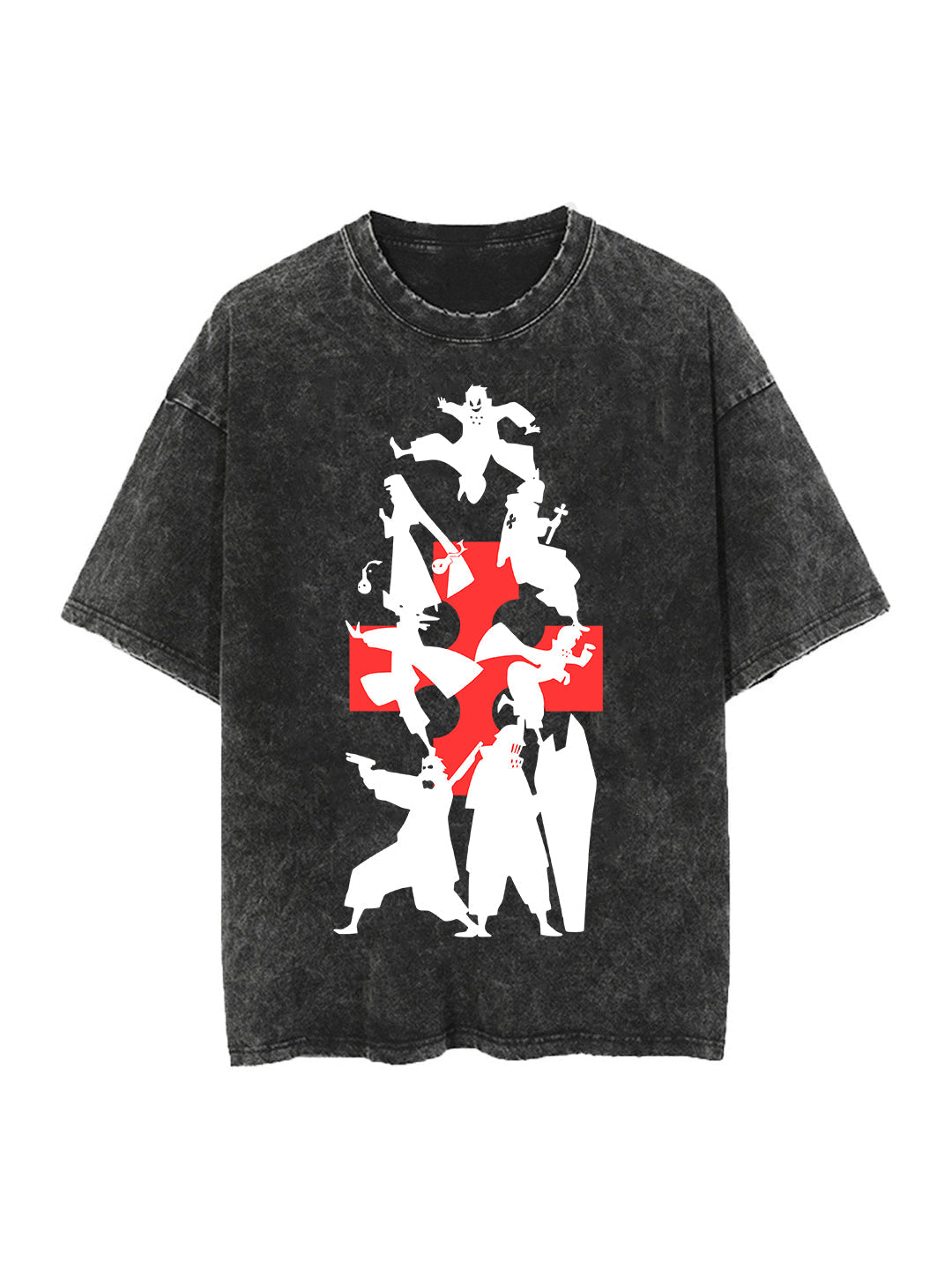 CODE: FIRE OVERSIZE VINTAGE T-SHİRT-FİRE FORCE