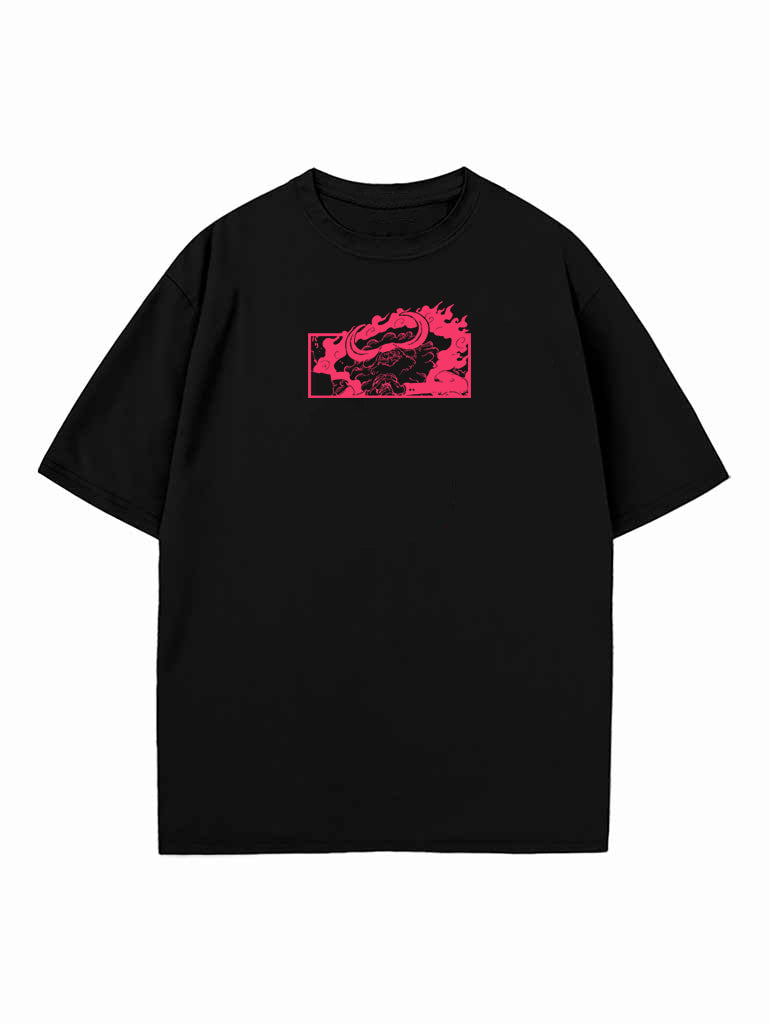 THE HORNED TYRANT 2-SIDED OVERSIZE T-SHİRT