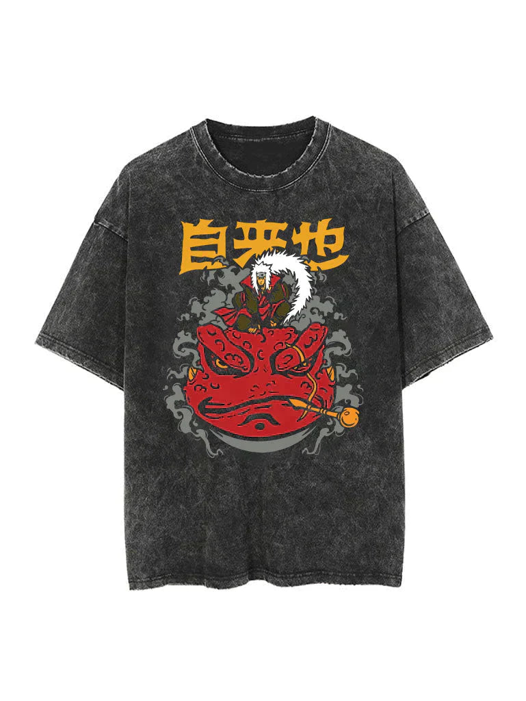 JIRAYIA VINTAGE OVERSIZE T-SHİRT-NARUTO