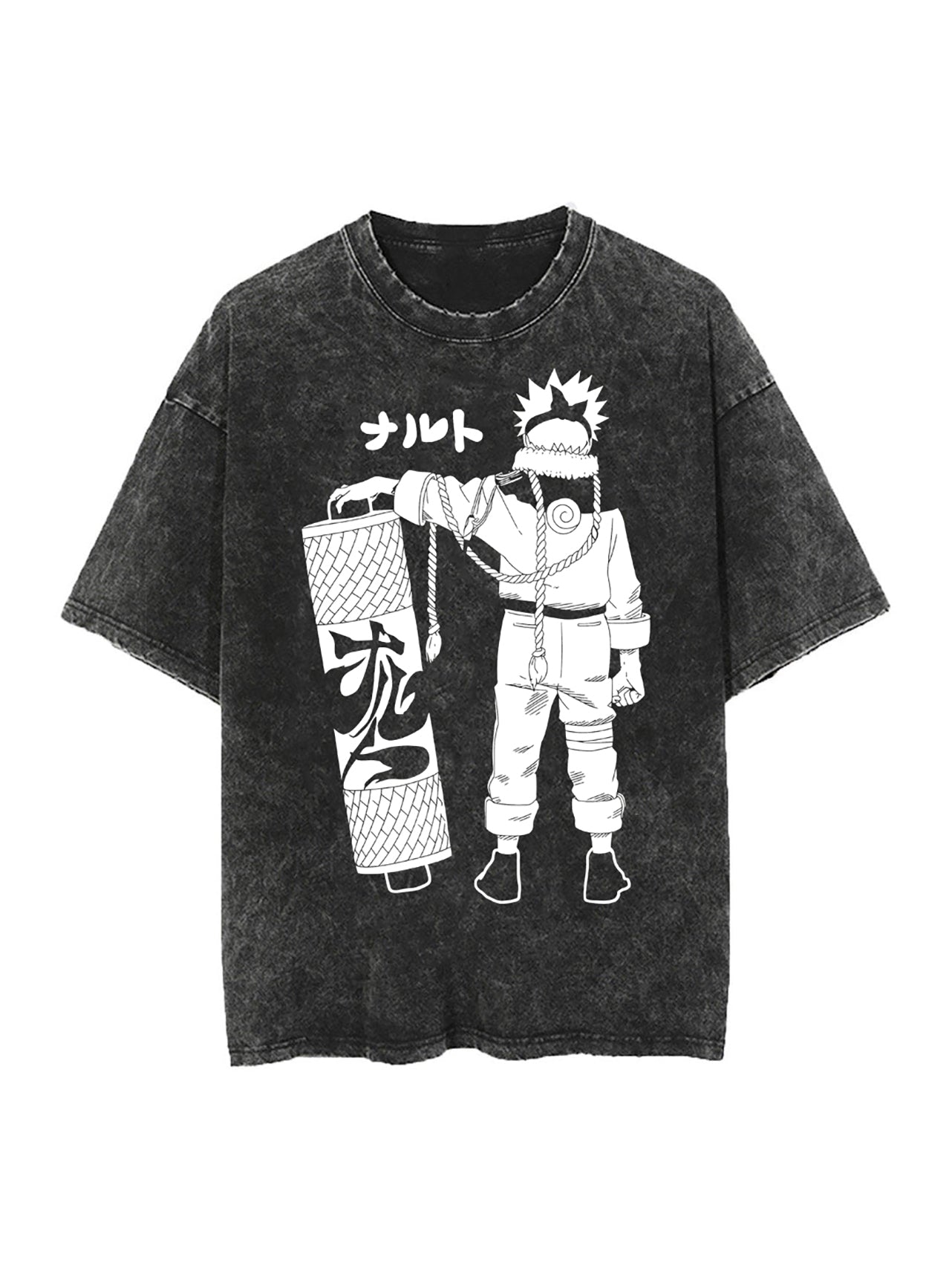 LITTLE NINJA VINTAGE OVERSIZE T-SHİRT-NARUTO