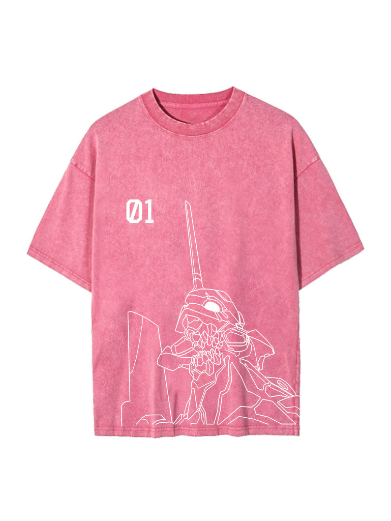 EVANGELION VINTAGE T-SHİRT