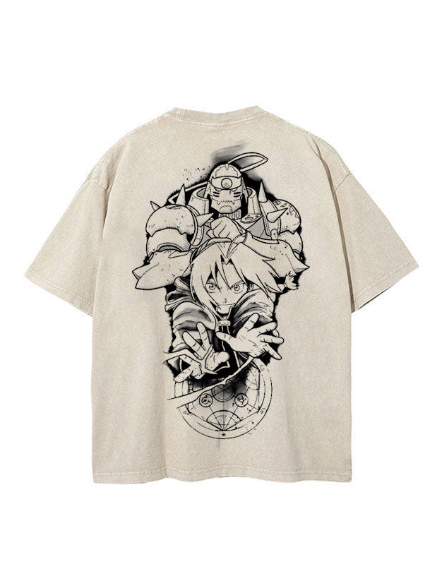 ALCHEMIST BEIGE T-SHİRT-Fullmetal Alchemist: Brotherhood