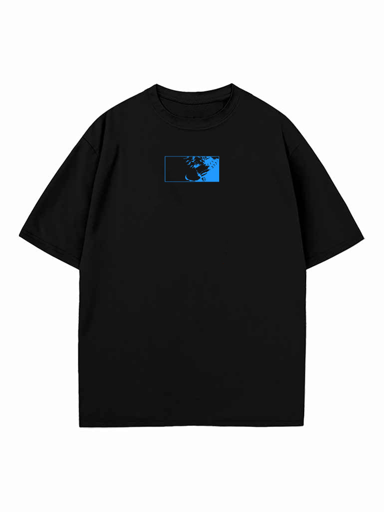 BLUE INFERNO DABI 2-SIDED OVERSIZE T-SHİRT-MY HERO ACEDEMİA