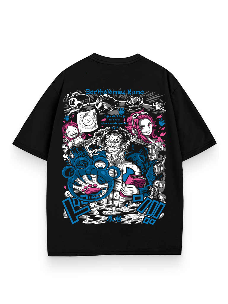 FATHER'S BURDEN 2-SIDED OVERSIZE T-SHİRT-ONE PİECE