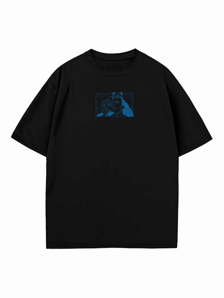 FATHER'S BURDEN 2-SIDED OVERSIZE T-SHİRT-ONE PİECE