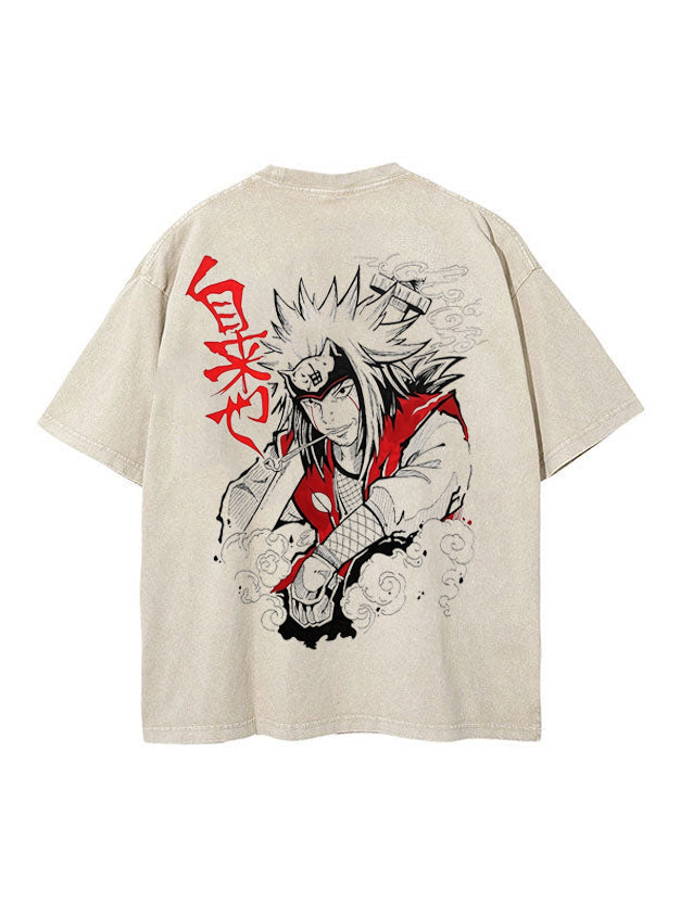 JIRAYA 2-SIDES BEIGE T-SHİRT-NARUTO