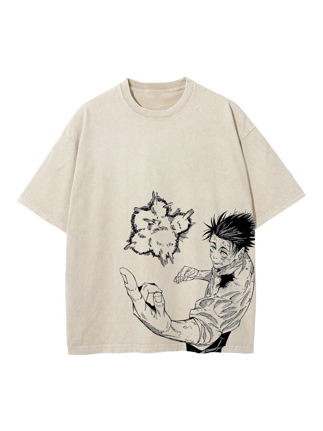 Yuta Okkotsu Vintage T-SHİRT-JUJİTSU KAİSEN