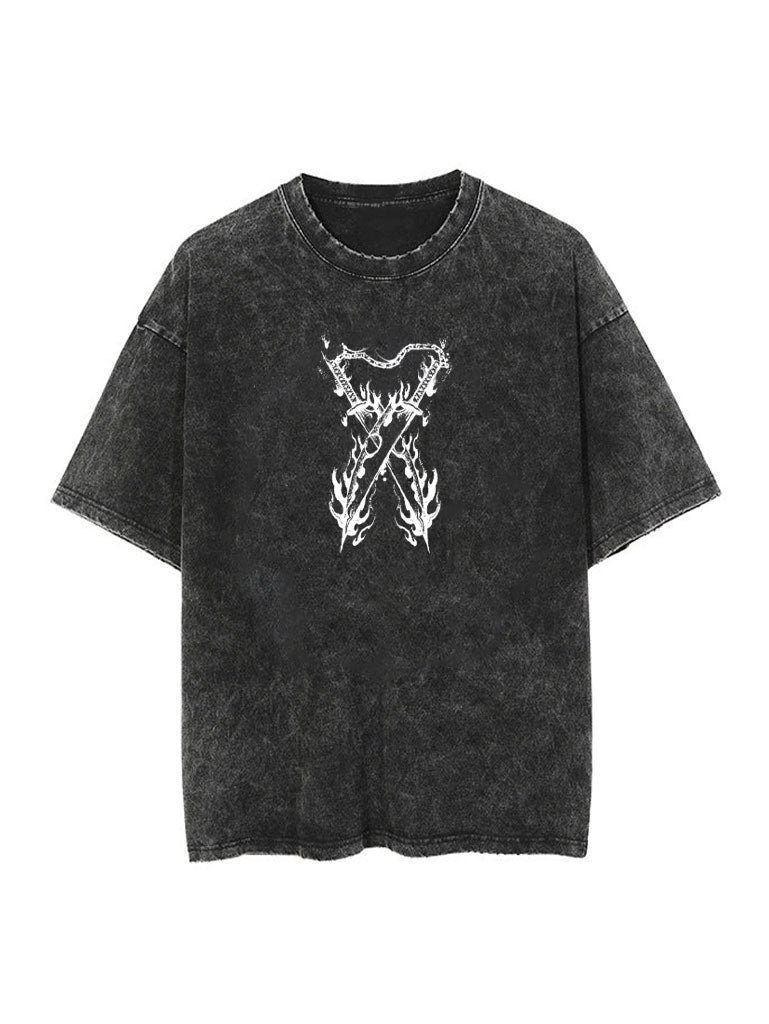 Lord Tengen 2-Sided Vintage T-SHİRT-DEMON SLAYER