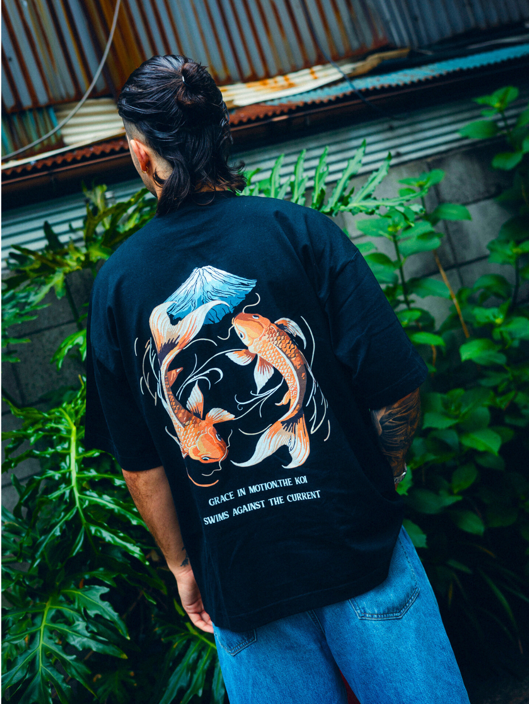 KOI FISH OVERSIZE T-SHİRT