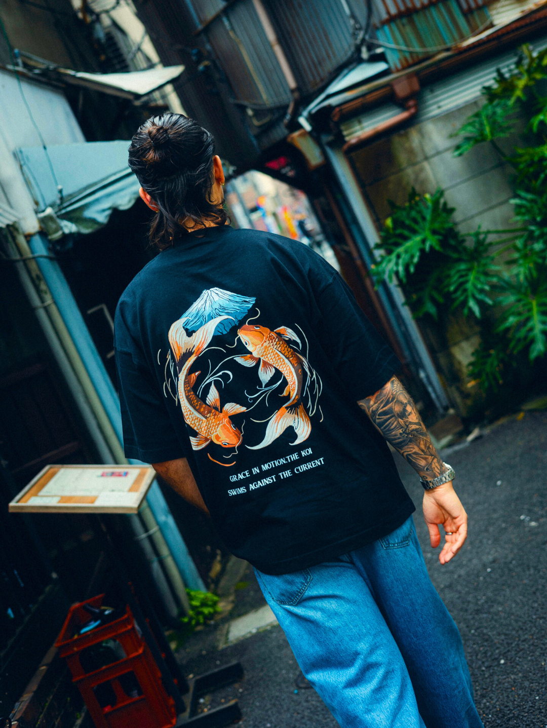 KOI FISH OVERSIZE T-SHİRT