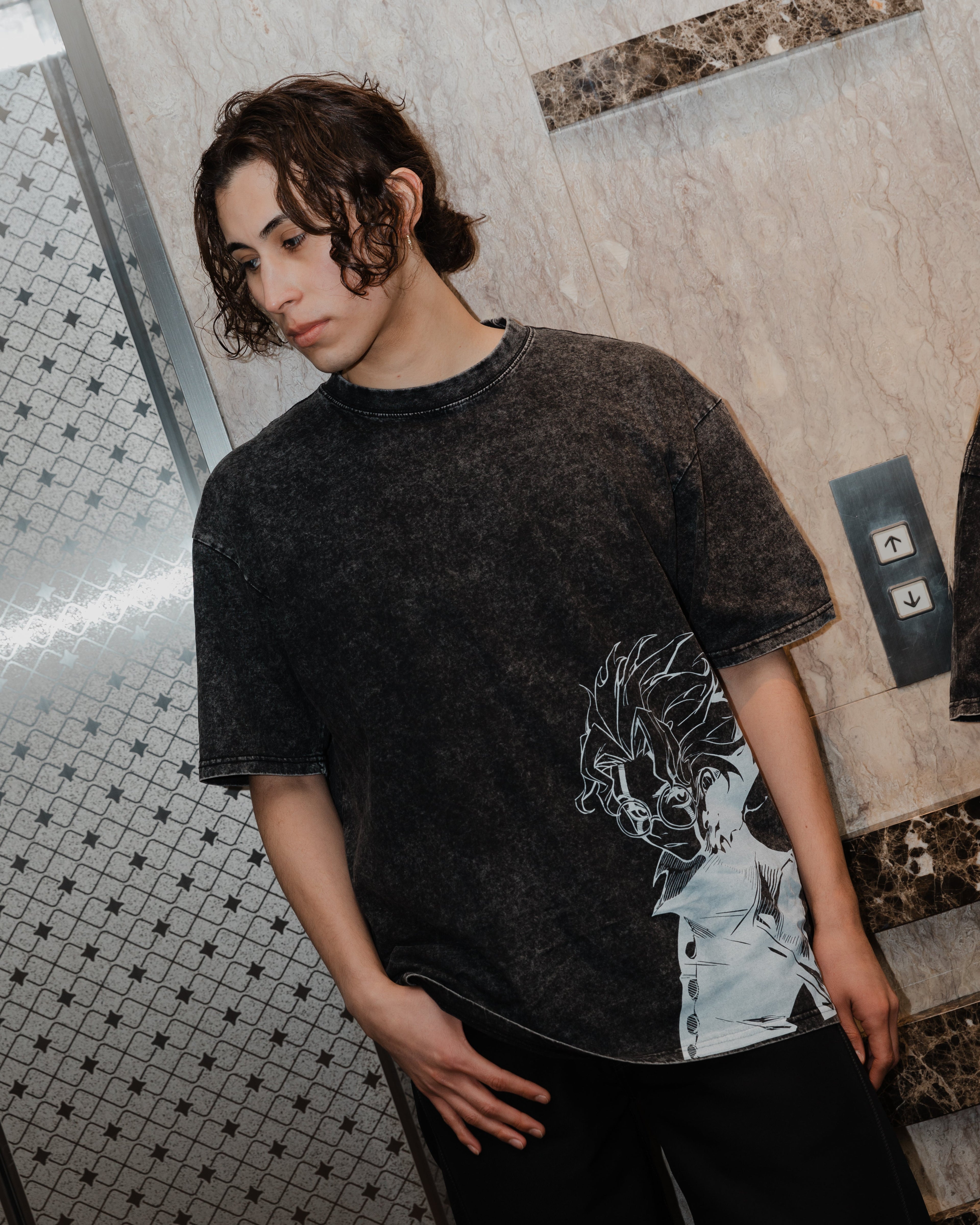 TURBO OKARUN VINTAGE OVERSIZE T-SHİRT-DAN DA DAN