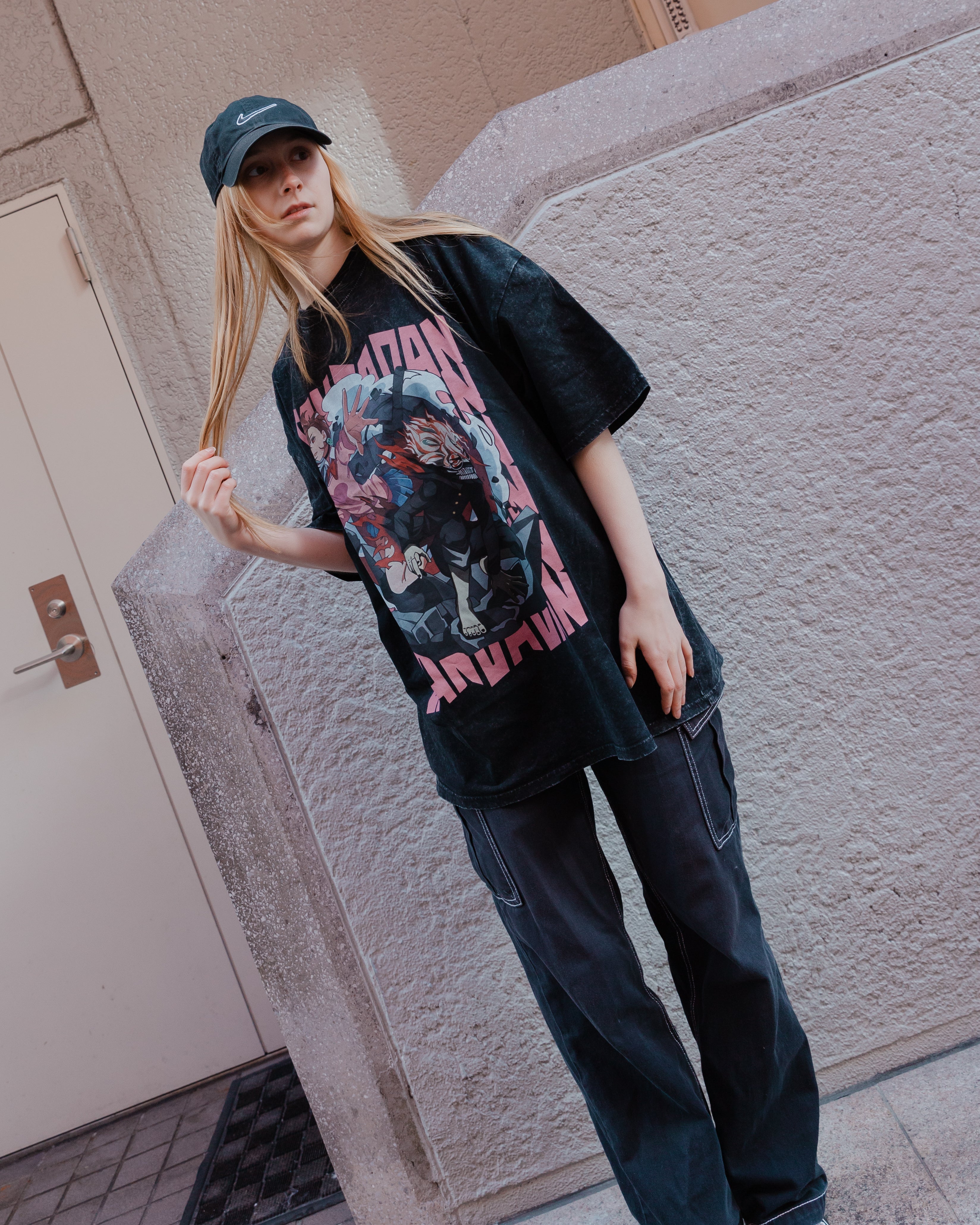 OKARUN X MOMO VINTAGE OVERSIZE T-SHİRT-DAN DA DAN
