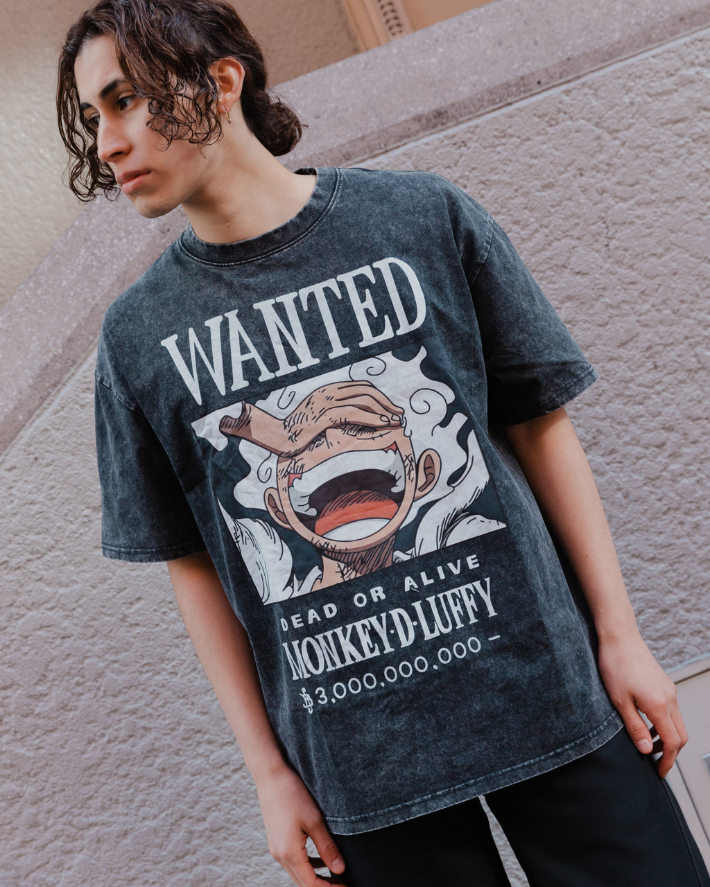 GEAR 5 BOUNTY POSTER VINTAGE OVERSIZE T-SHİRT-ONE PİECE