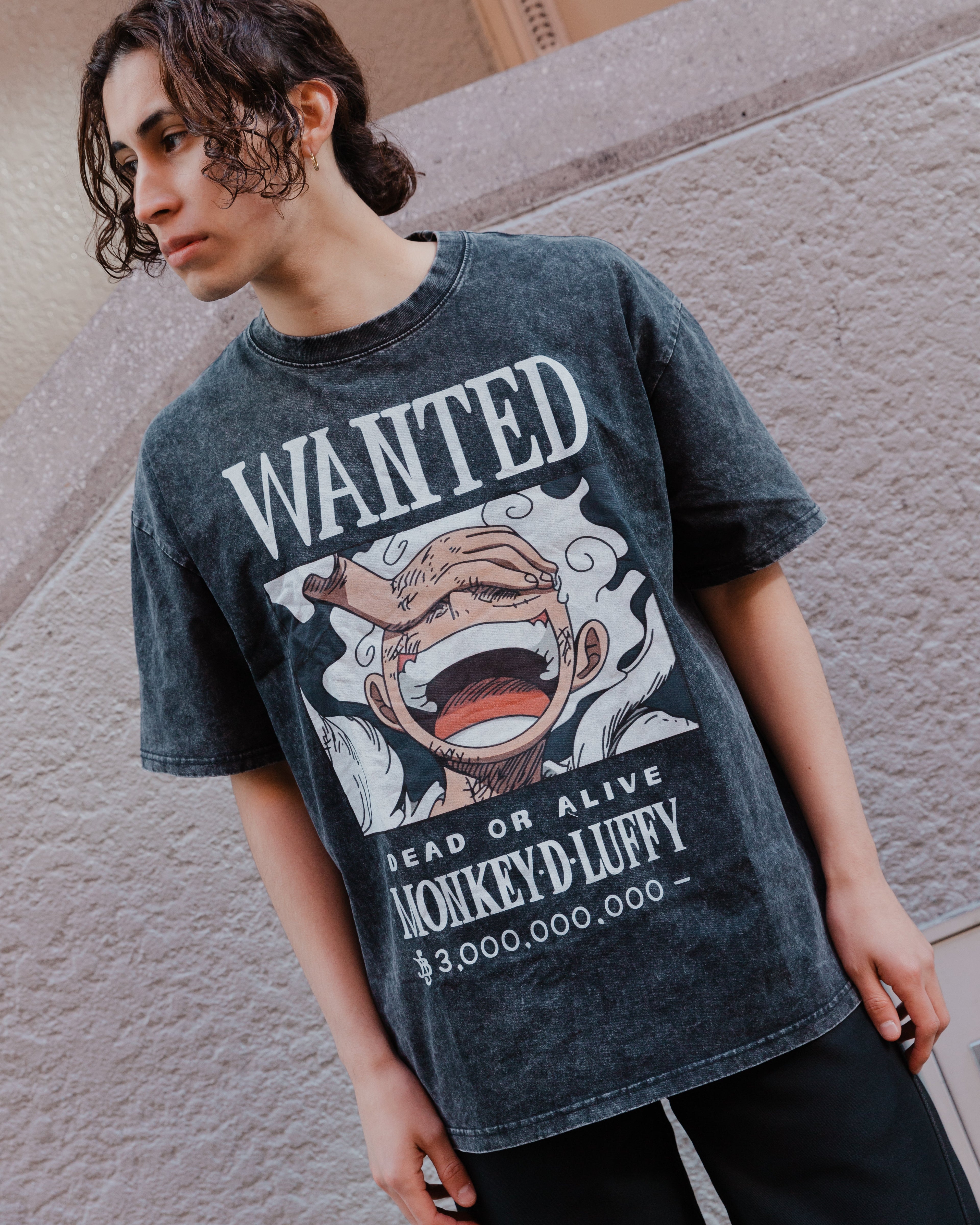 GEAR 5 BOUNTY POSTER VINTAGE OVERSIZE T-SHİRT-ONE PİECE