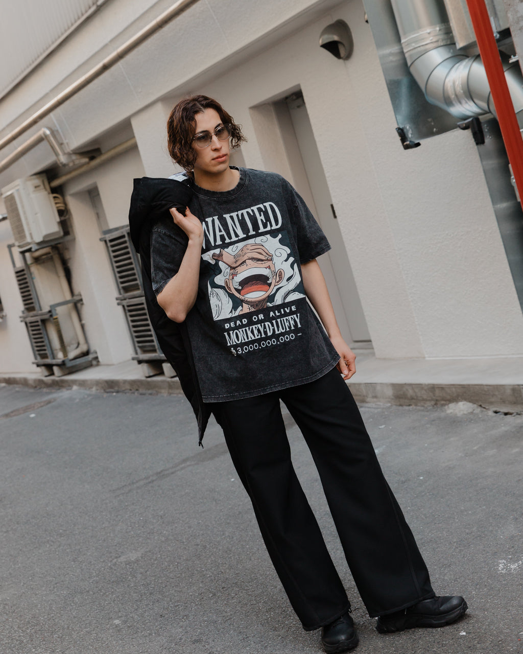 GEAR 5 BOUNTY POSTER VINTAGE OVERSIZE T-SHİRT-ONE PİECE