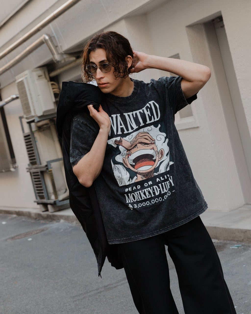 GEAR 5 BOUNTY POSTER VINTAGE OVERSIZE T-SHİRT-ONE PİECE