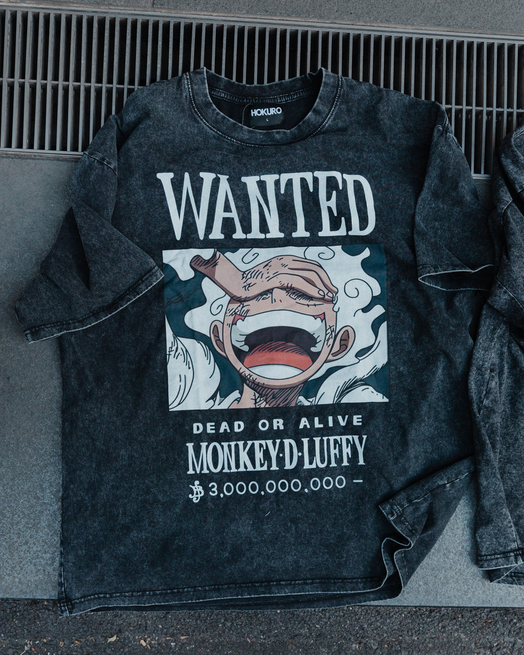 GEAR 5 BOUNTY POSTER VINTAGE OVERSIZE T-SHİRT-ONE PİECE