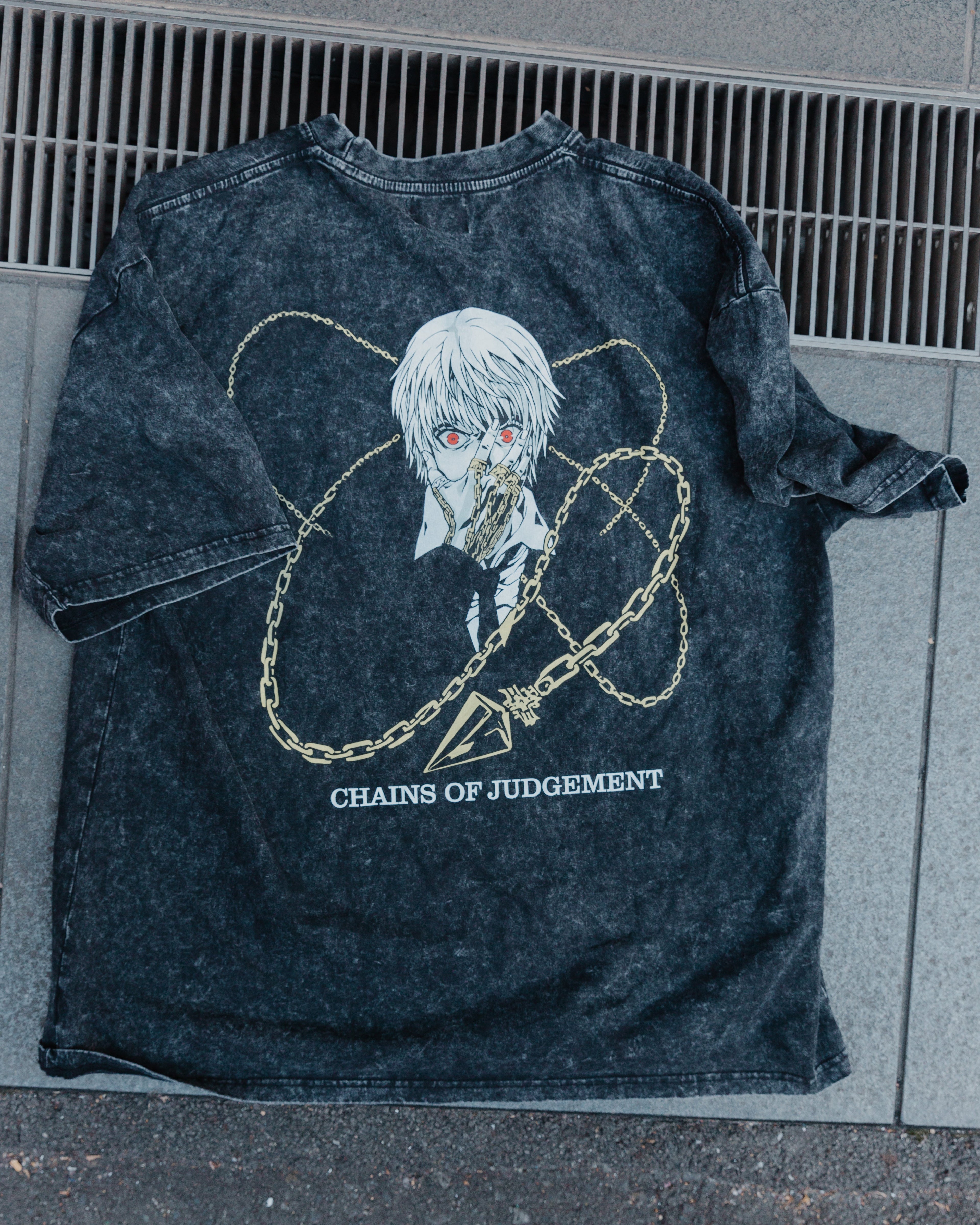 CHAIN MASTER VINTAGE OVERSIZE T-SHİRT-HUNTER X HUNTER