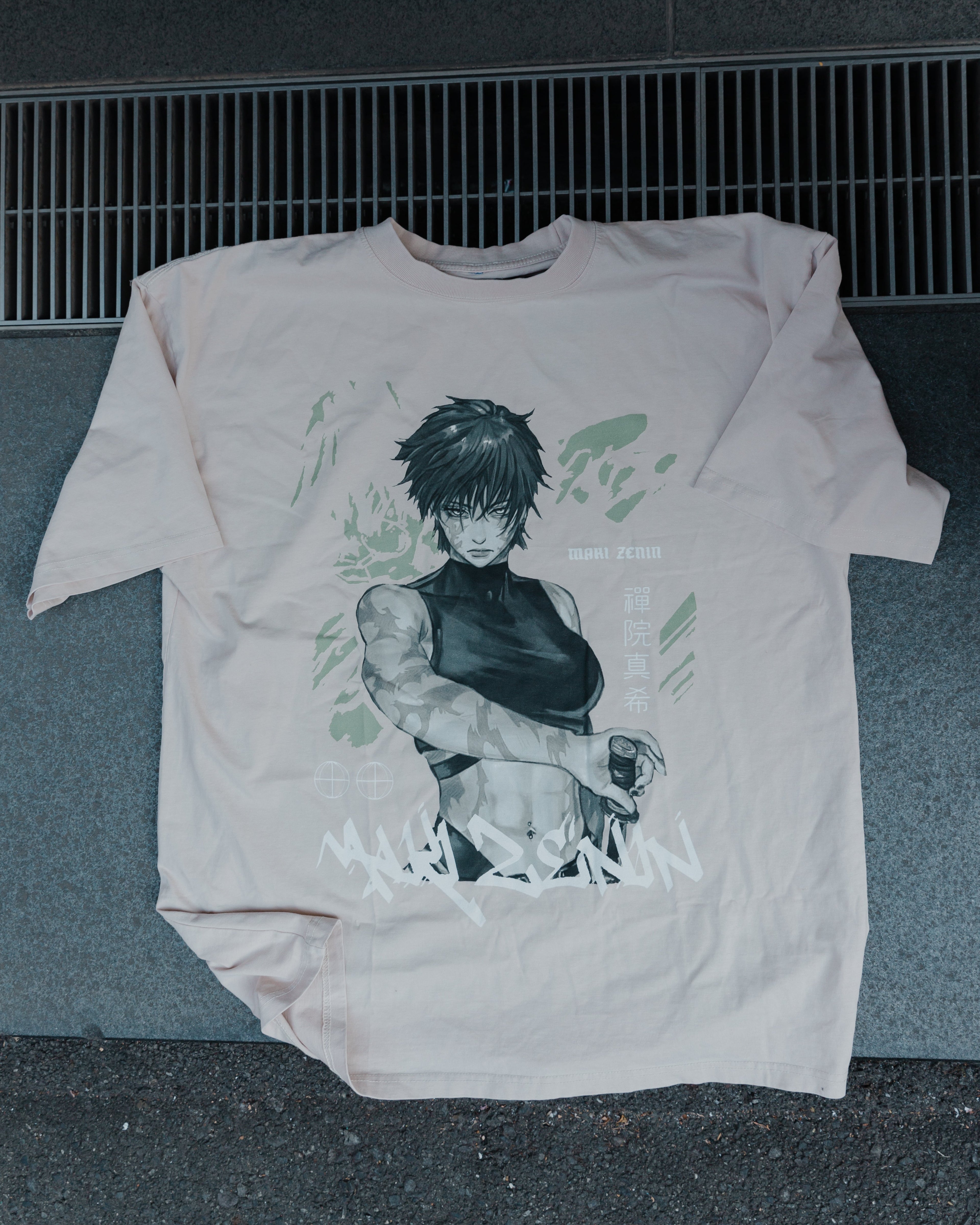 Maki Zenin Vintage T-SHİRT-JUJİTSU KAİSEN