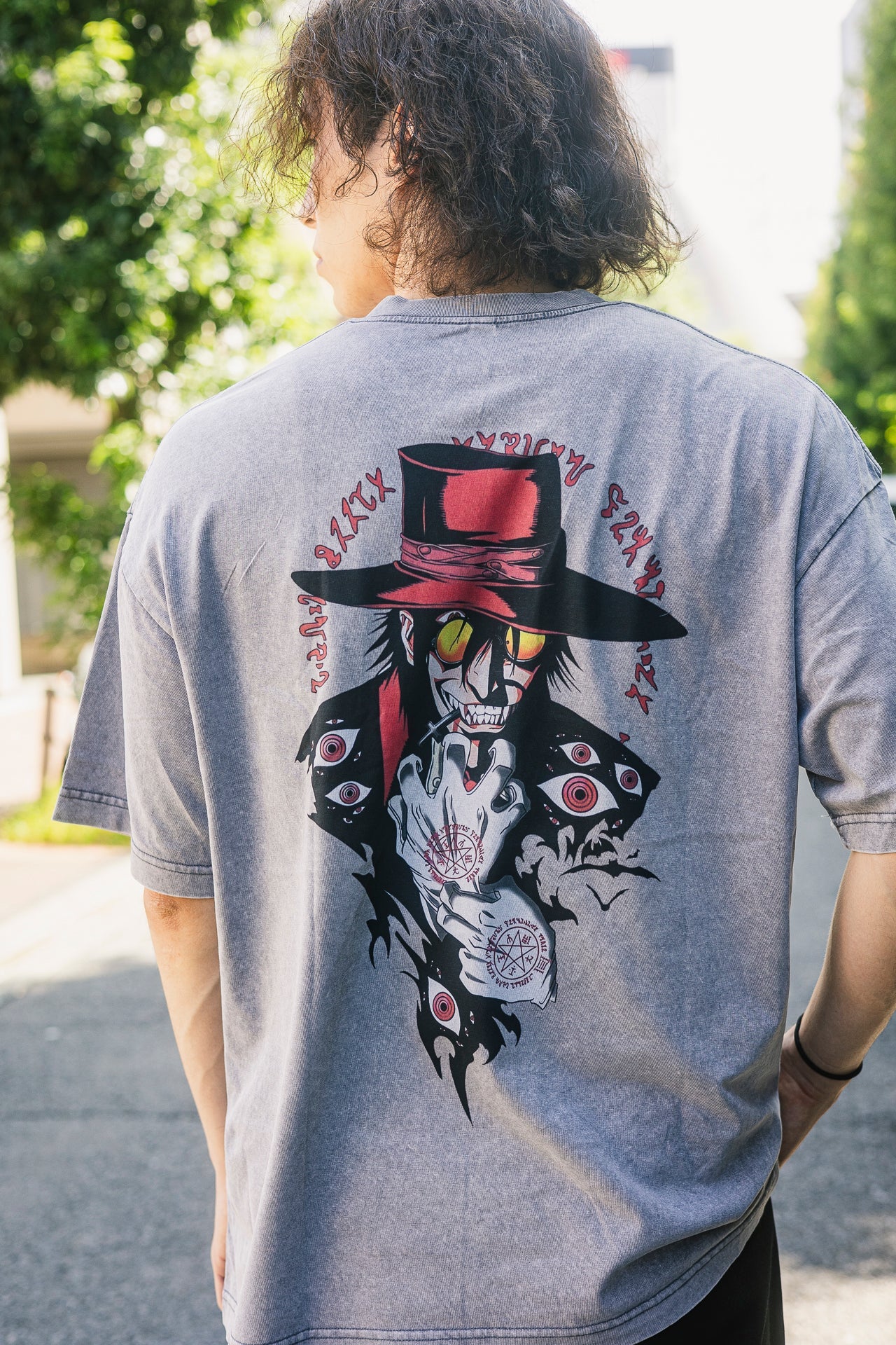 2-SIDED ALUCARD VINTAGE OVERSIZE T-SHİRT-HELLSİNG