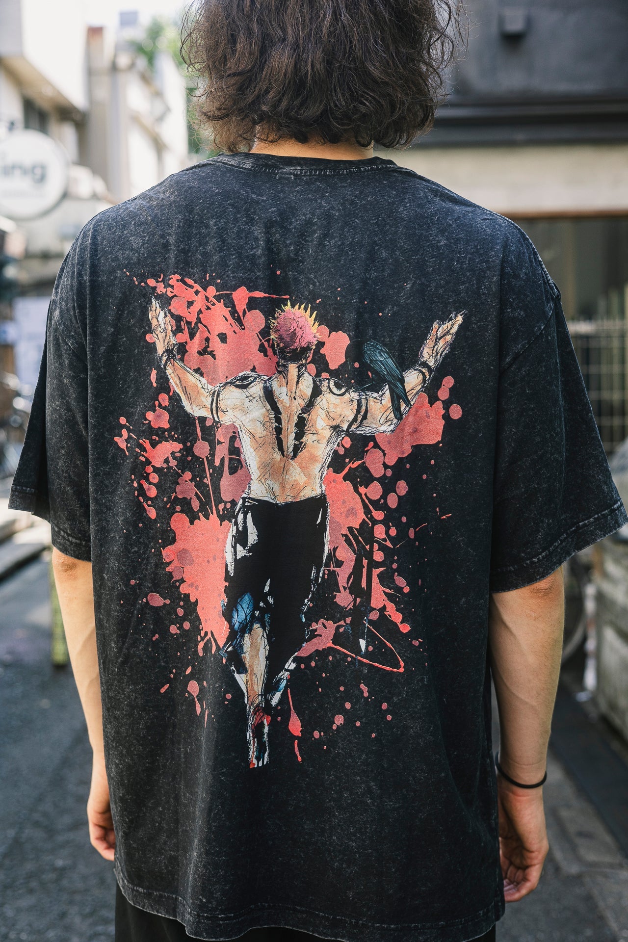 2-SIDED SUKUNA VINTAGE OVERSIZE T-SHİRT-JUJİTSU KAİSEN