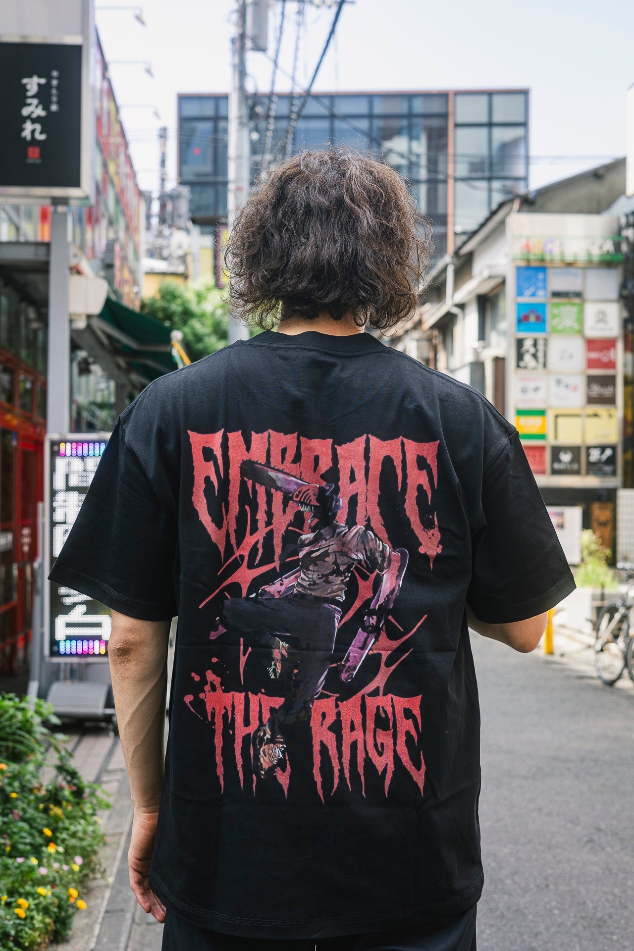 DENJI OVERSIZE T-SHİRT-CHAİNSAW MAN