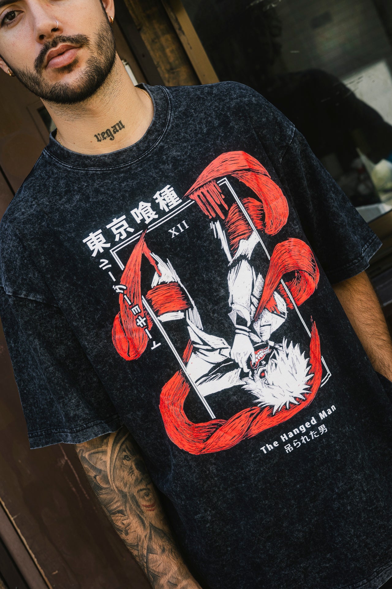 TOKYO GHOUL KANEKI KEN VINTAGE OVERSIZE T-SHİRT