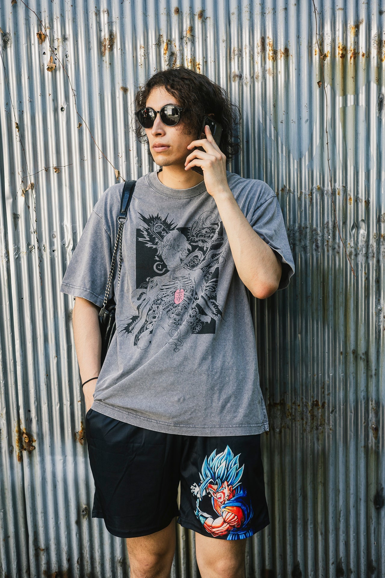 DENJI VINTAGE OVERSIZE T-SHİRT-CHAİNSAW MAN