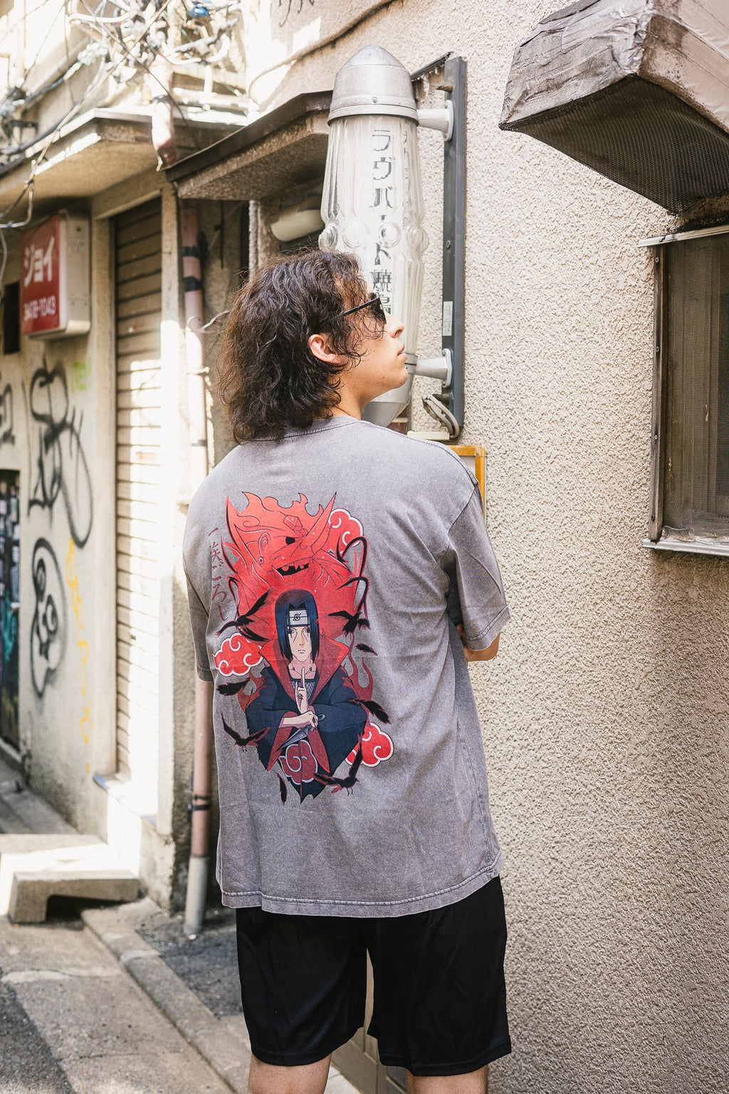 NINJA VINTAGE OVERSIZE T-SHİRT-NARUTO