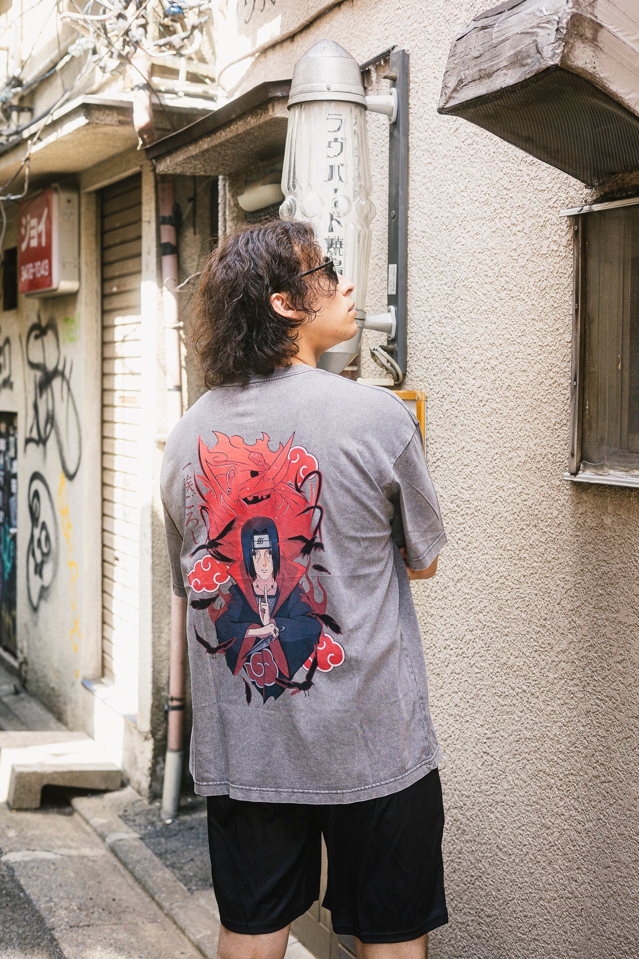 NINJA VINTAGE OVERSIZE T-SHİRT-NARUTO