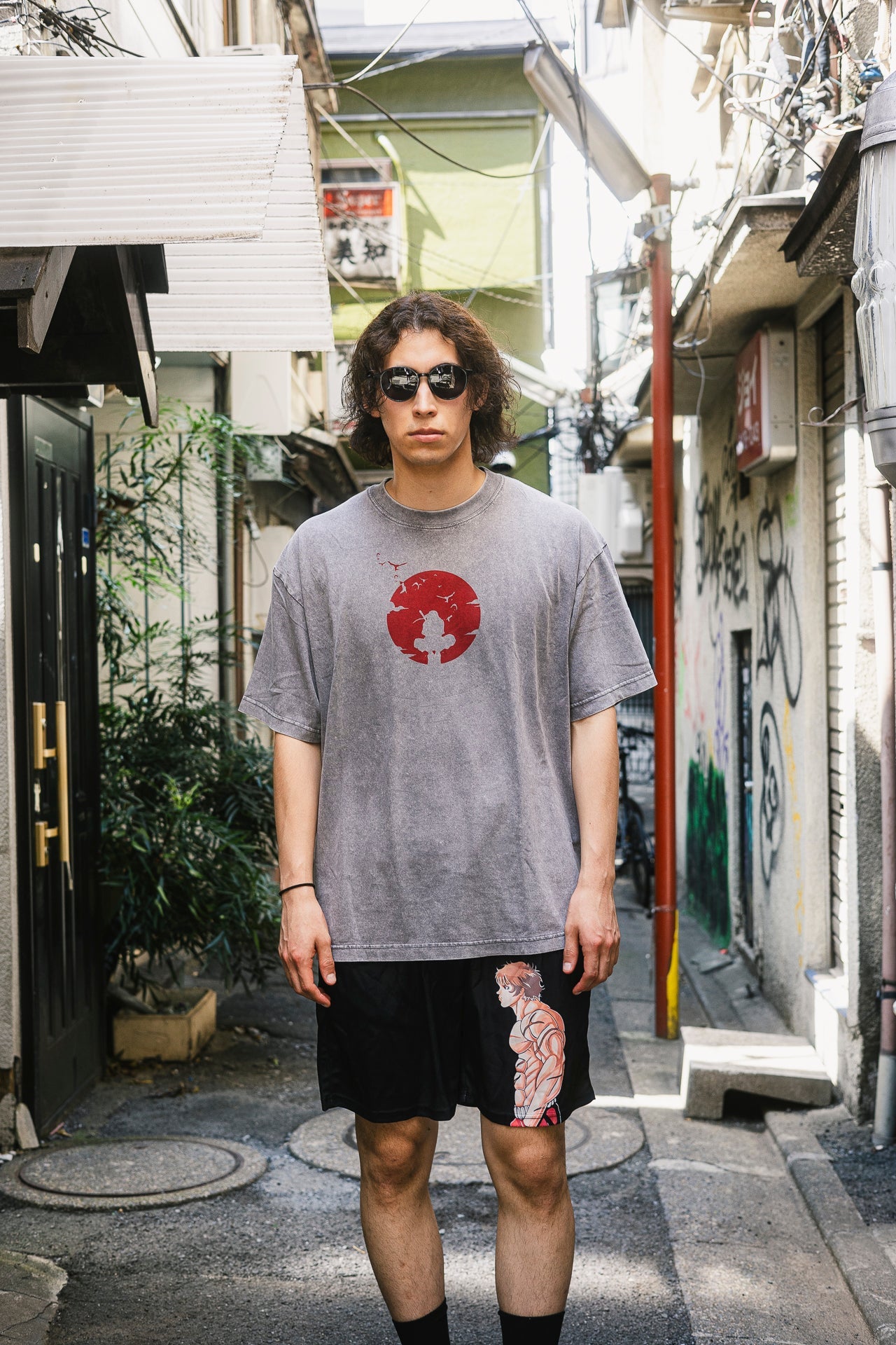 NINJA VINTAGE OVERSIZE T-SHİRT-NARUTO