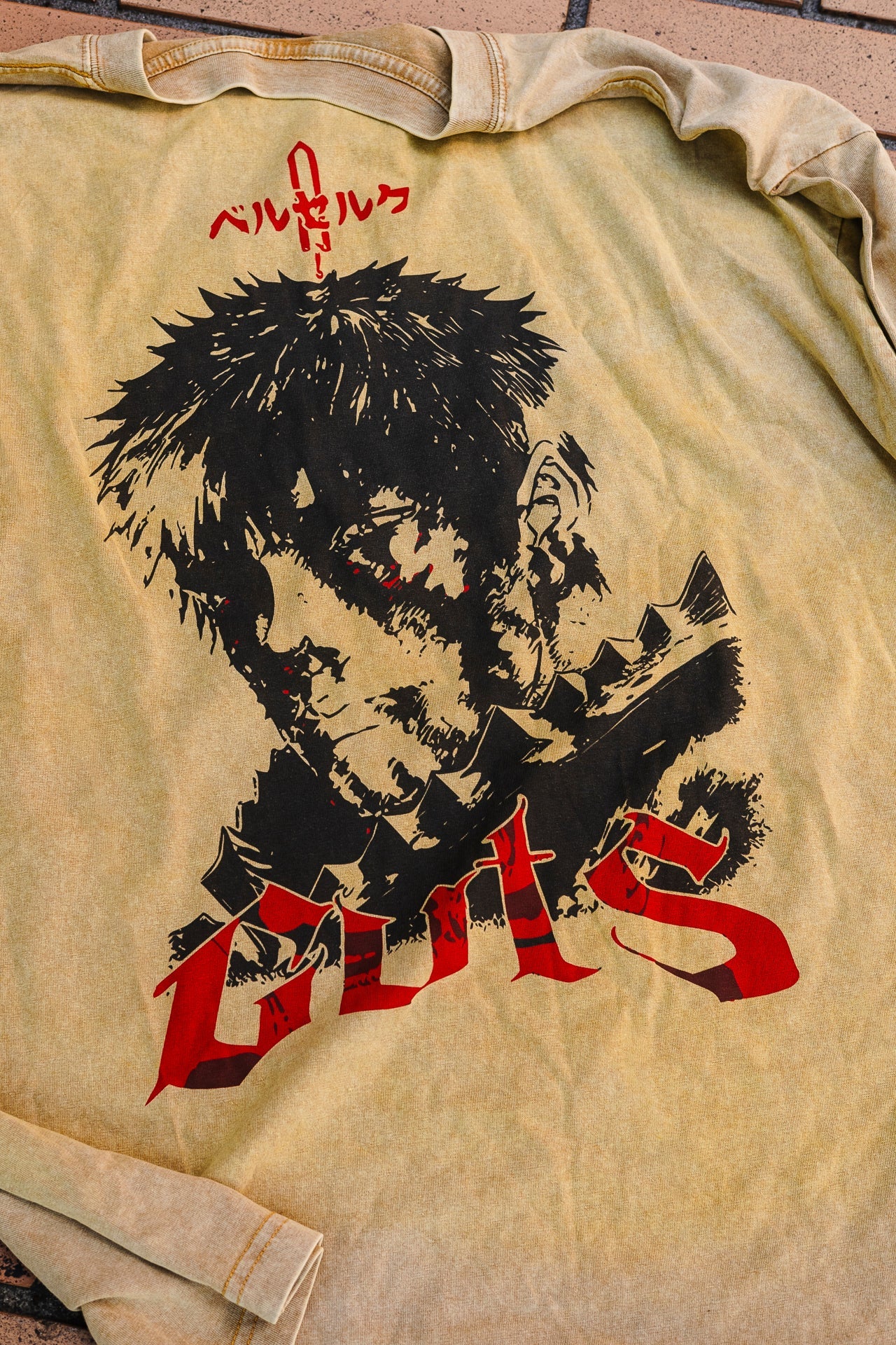 Blood Tears 2-Sided Vintage T-SHİRT-BERSERK