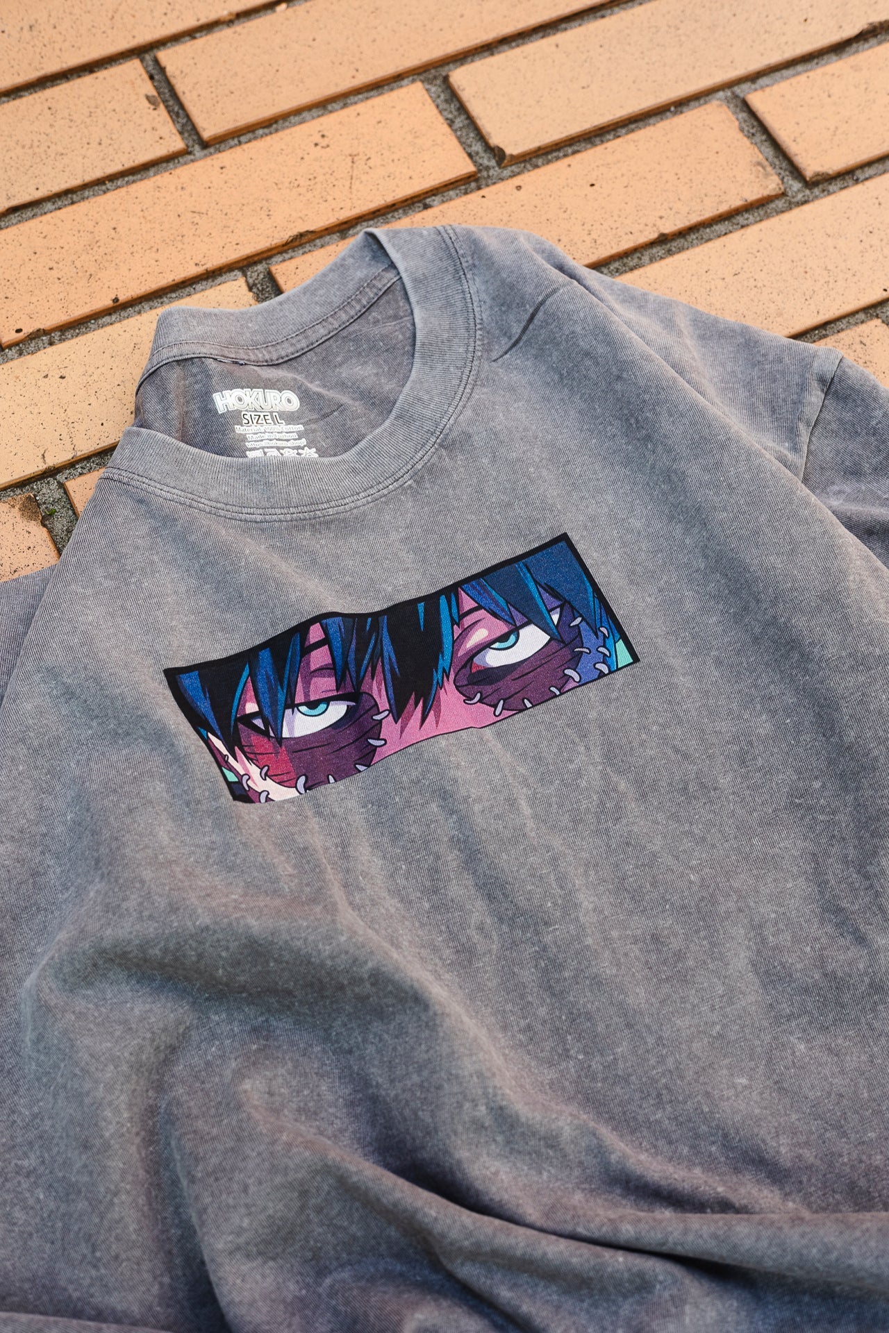 2-SIDED DABI VINTAGE OVERSIZE T-SHİRT-MY HERO ACEDEMİA