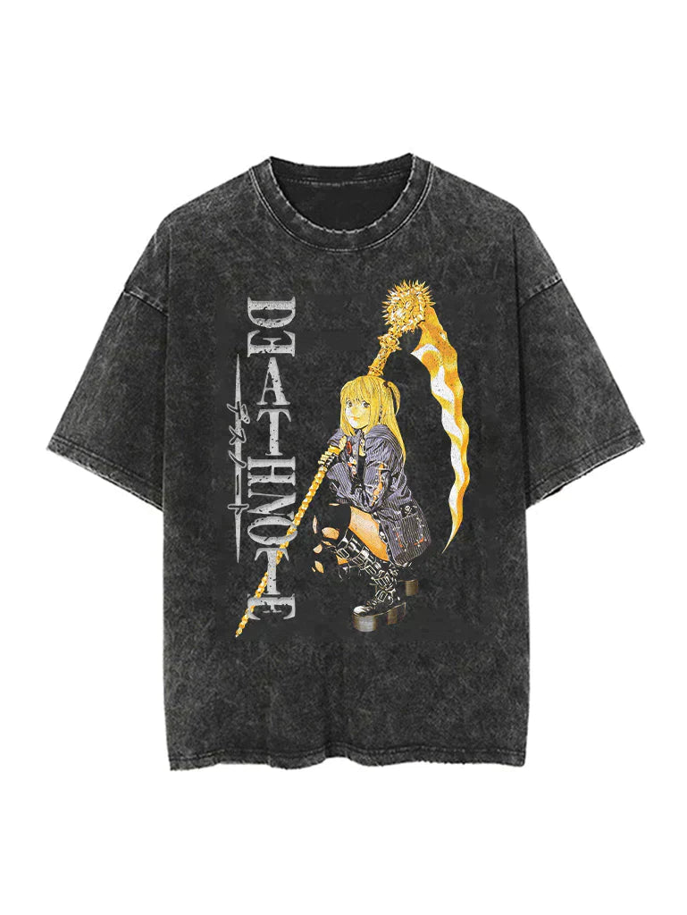 MISA AMANA VINTAGE OVERSIZE T-SHİRT-DEATH NOTE