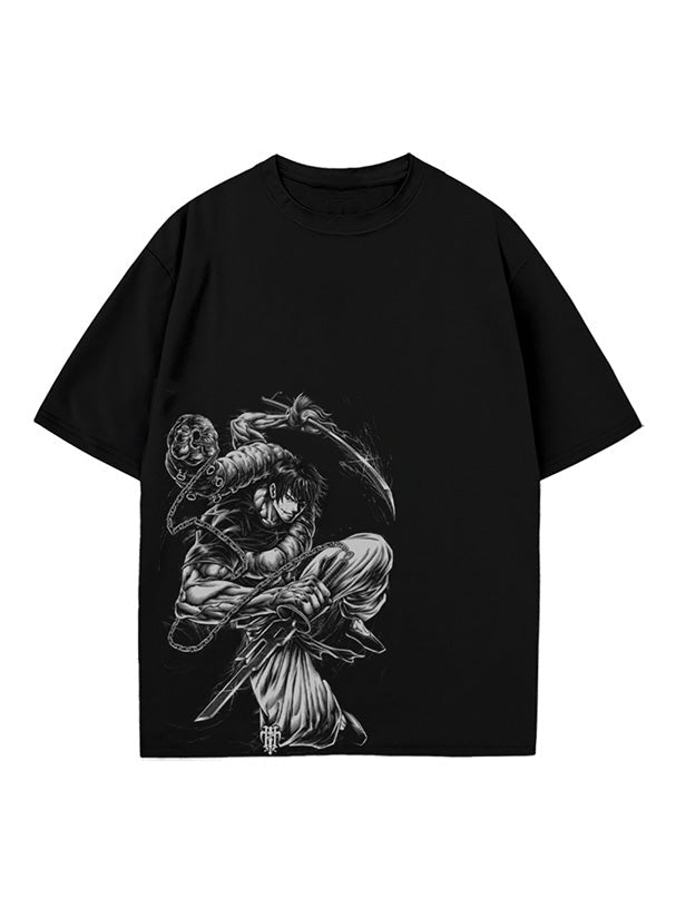 TOJI CHAINED OVERSIZE T-SHİRT-JUJİTSU KAİSEN