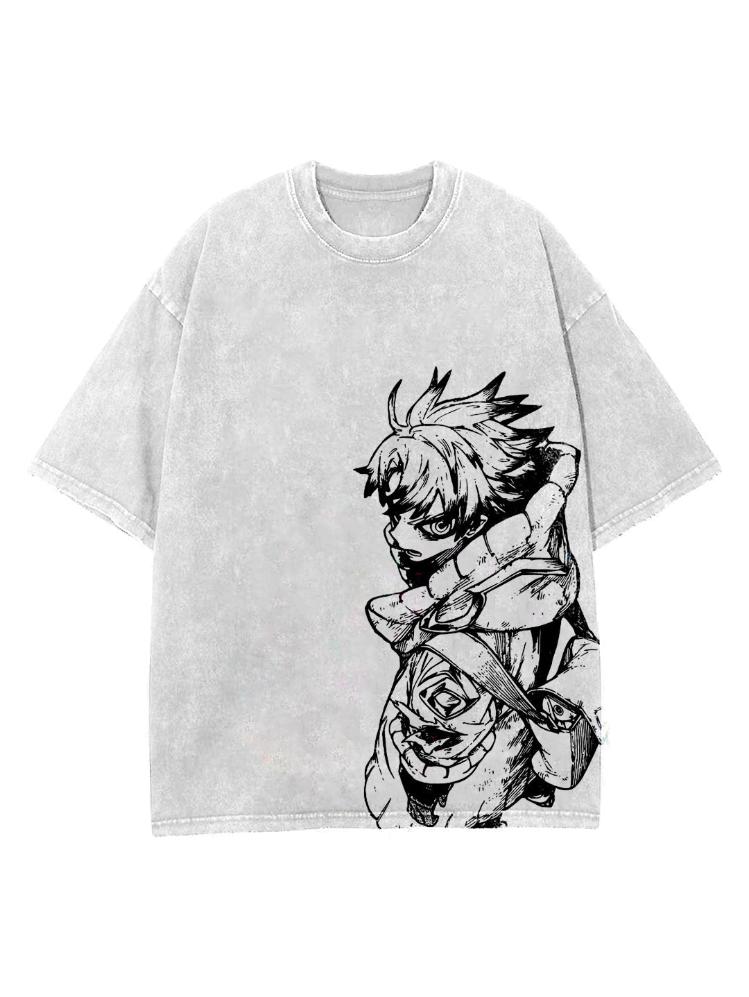 RUDO VINTAGE OVERSIZE T-SHİRT-Gachiakuta