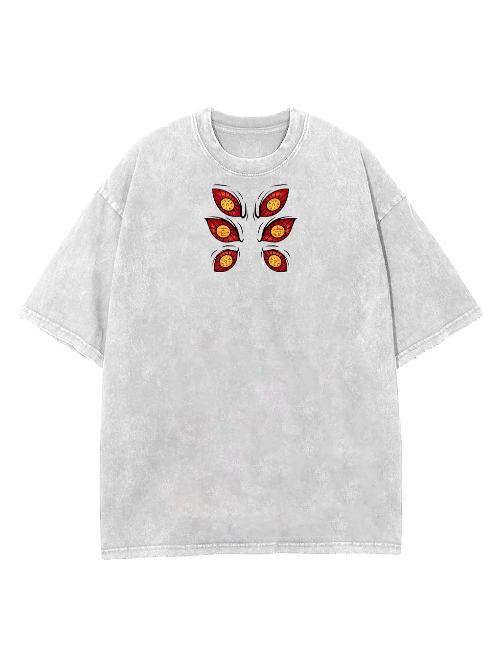 2-SIDED KOKUSHIBO VINTAGE OVERSIZE T-SHİRT-DEMON SLAYER