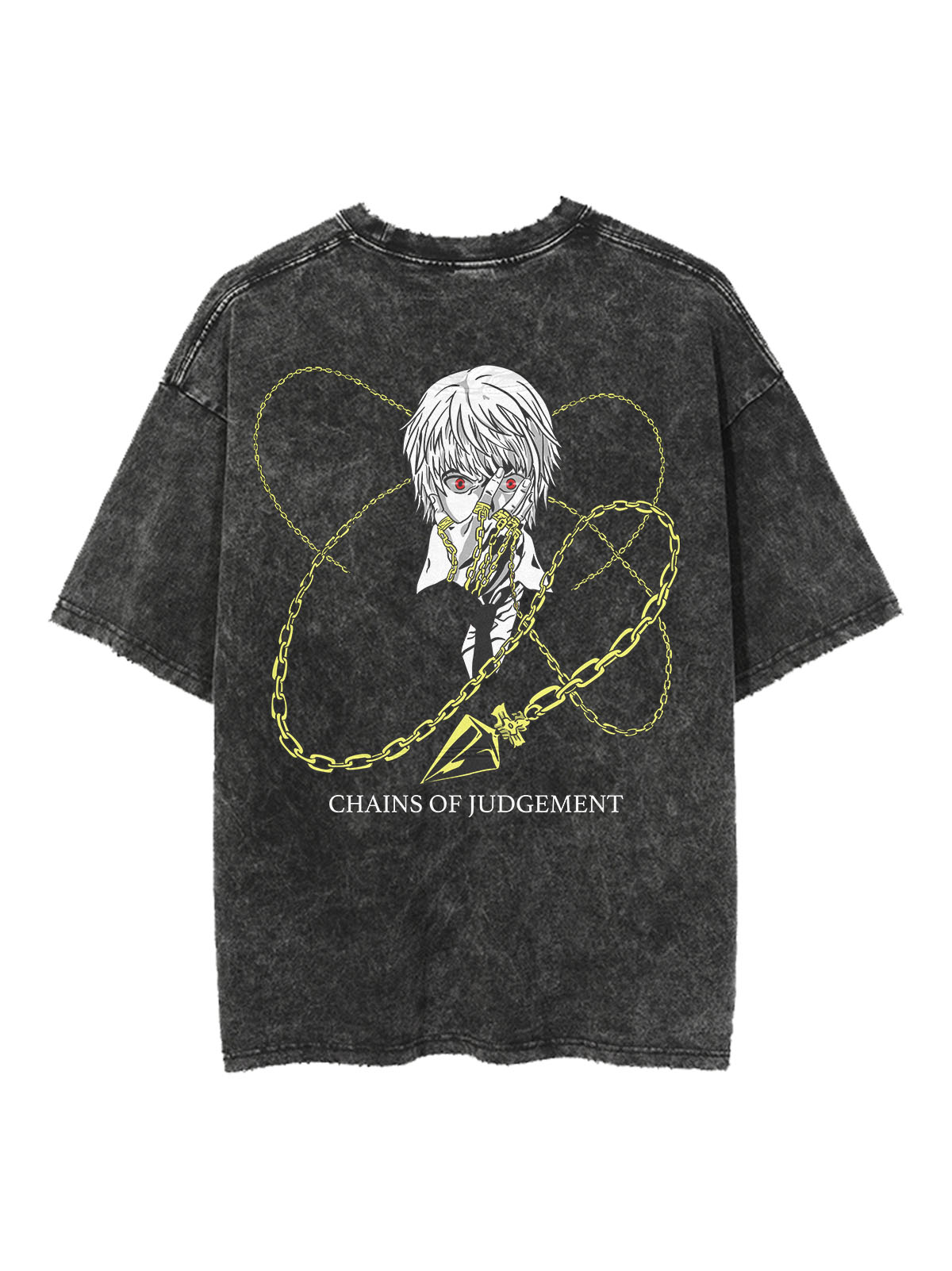 CHAIN MASTER VINTAGE OVERSIZE T-SHİRT-HUNTER X HUNTER
