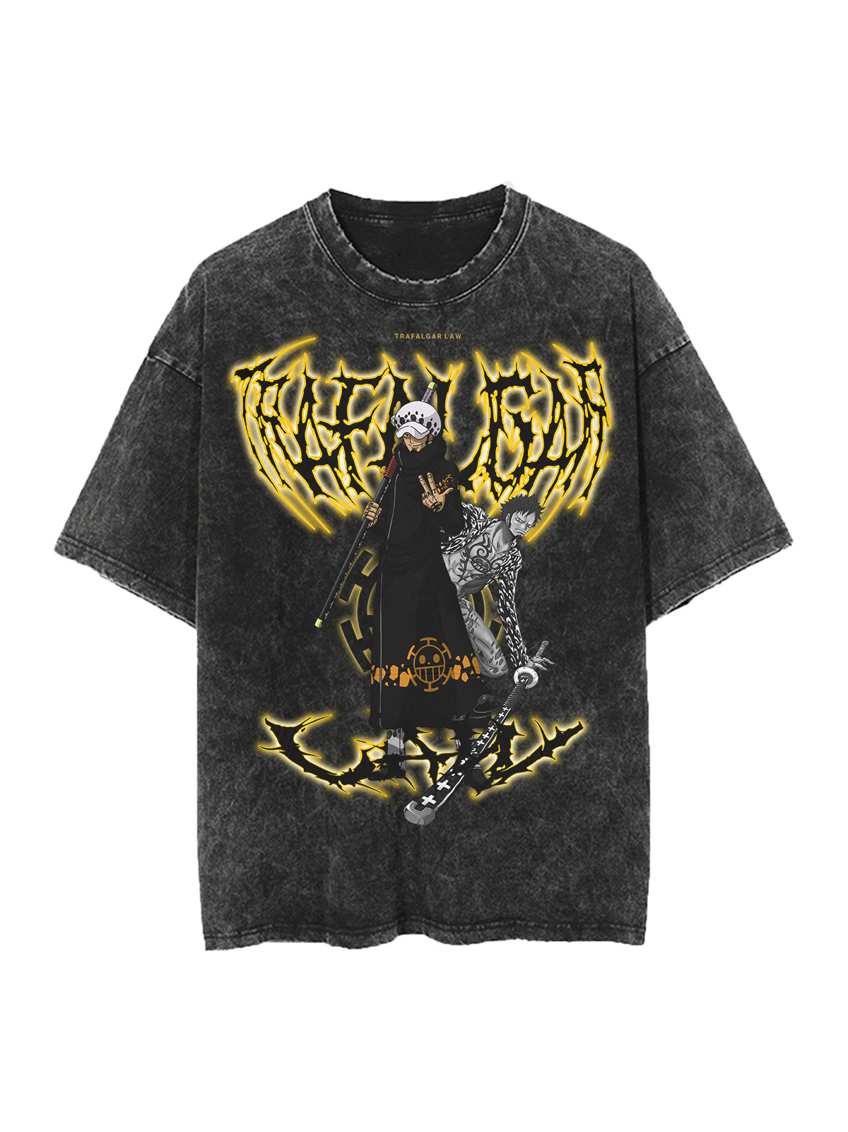 TRAFALGAR LAW VINTAGE OVERSIZE T-SHİRT-ONE PİECE