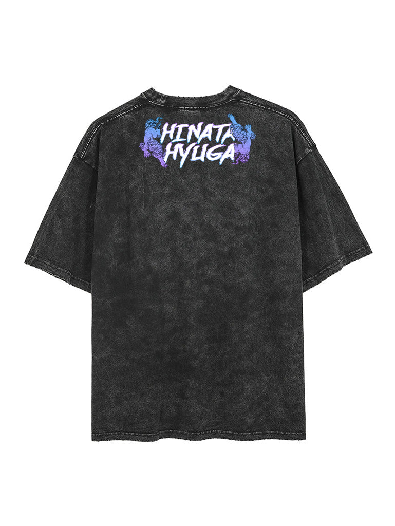 HINATA TWIN LION VINTAGE OVERSIZE T-SHİRT-NARUTO