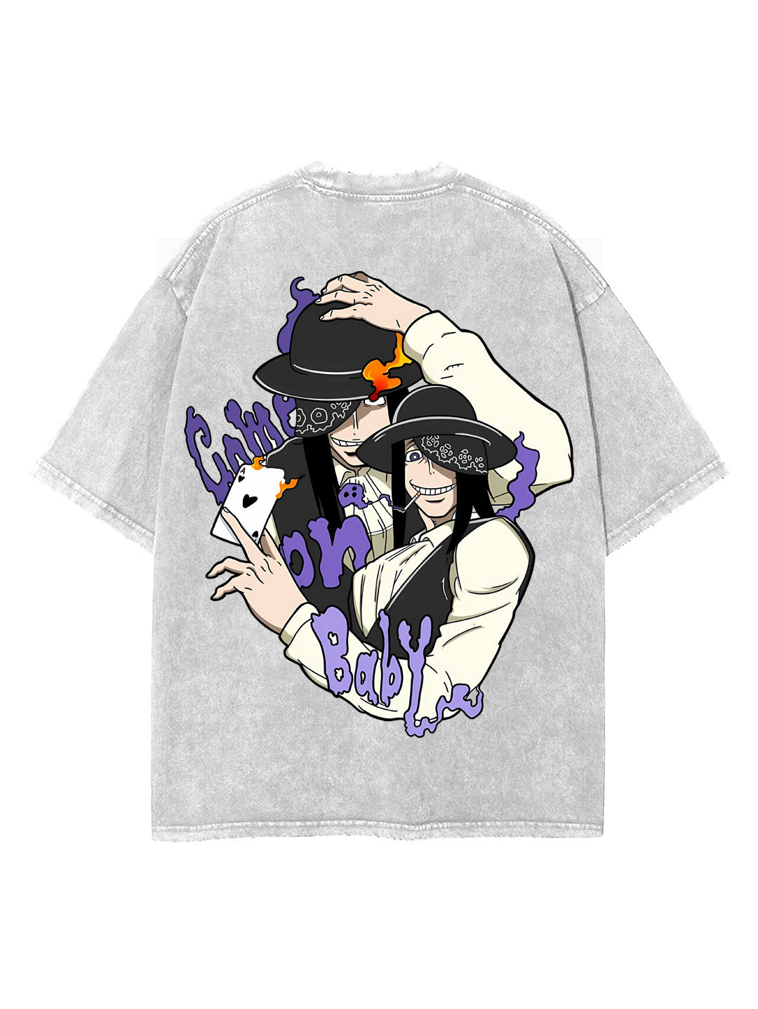 JOKER 2-SIDED VINTAGE OVERSIZE T-SHİRT