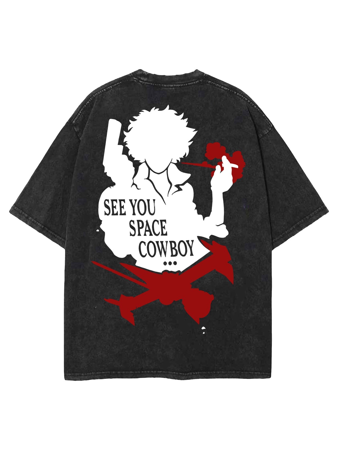 2-SIDED COWBOY BEPOP VINTAGE OVERSIZE T-SHİRT