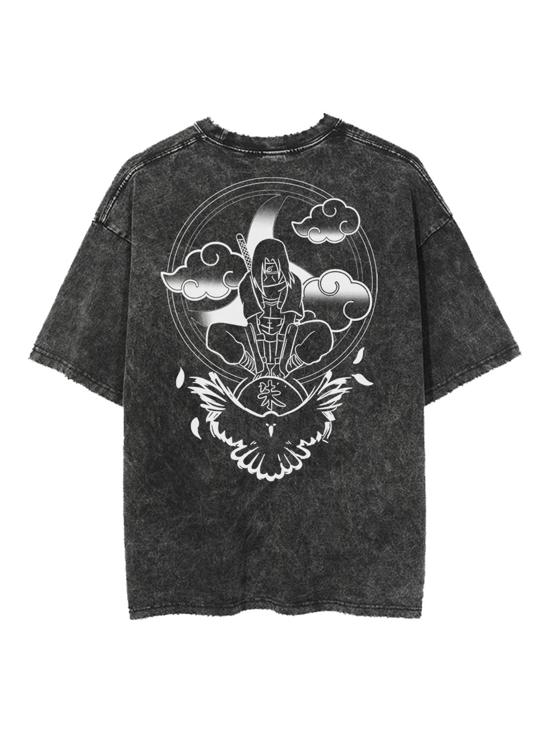 VENGENCE NINJA VINTAGE OVERSIZE T-SHİRT-NARUTO