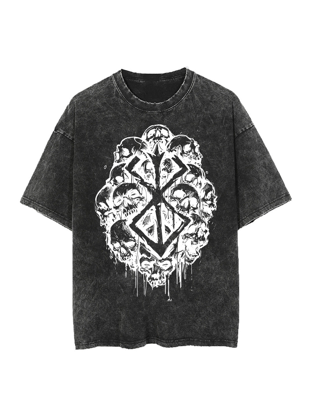 BERSERK CURSE MARK VINTAGE OVERSIZE T-SHİRT