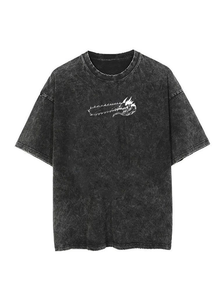 Denji Violence 2-Sided Vintage T-SHİRT-CHAİNSAW MAN